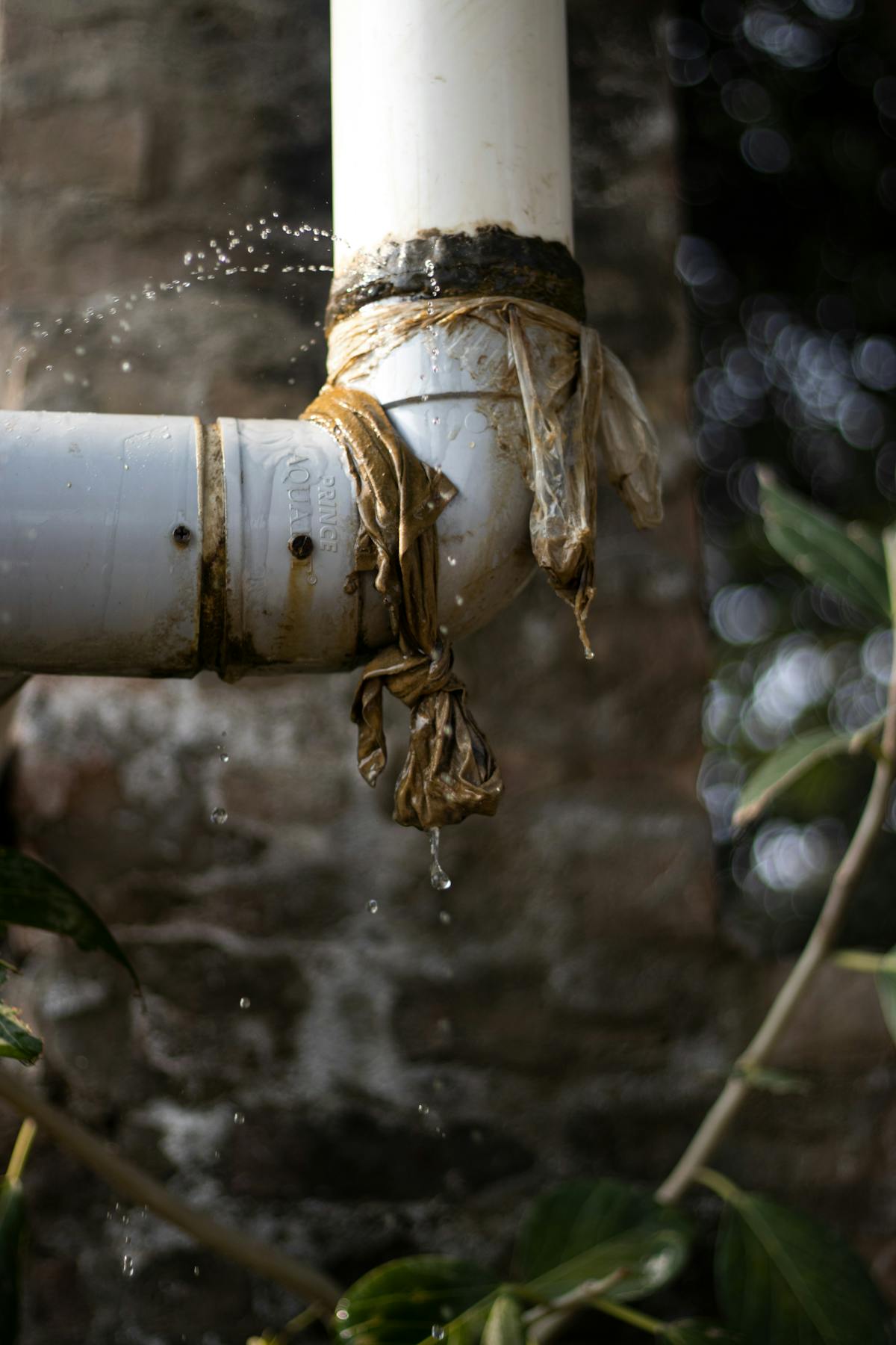 Leaking pipe — the kind of problem preventive maintenance catches early